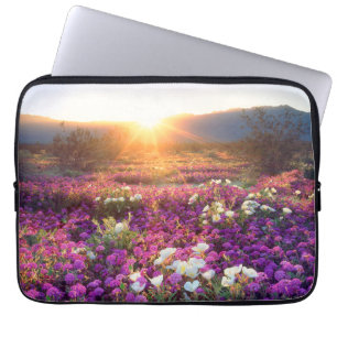 Wildflowers at sunset Anza-Borrego Desert Laptop Sleeve