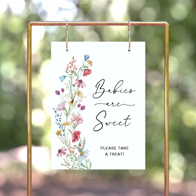 Wildflowers Babies are Sweet  Poster (Creator Uploaded)