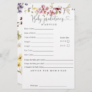 Wildflowers Baby In Bloom Predictions Advice