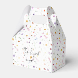 Wildflowers Baby Shower Favour Box