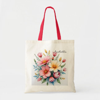 Wildflowers Beautiful Trendy Luxury Collection Tote Bag