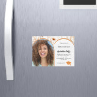 Wildflowers beige photo arch graduation 2025