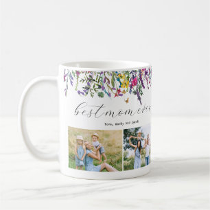 Wildflowers Best Mum Ever Four Photo Coffee Mug