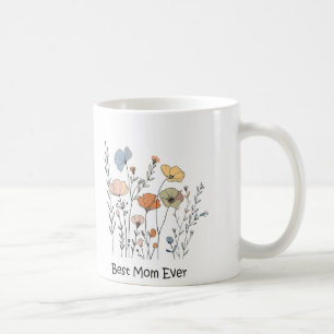 Wildflowers Best Mum Ever Mug