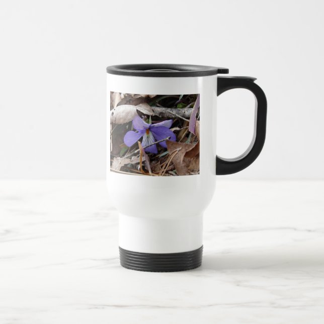 WildFlowers Birds-Foot Violet Hot Springs AR Gifts Travel Mug (Right)