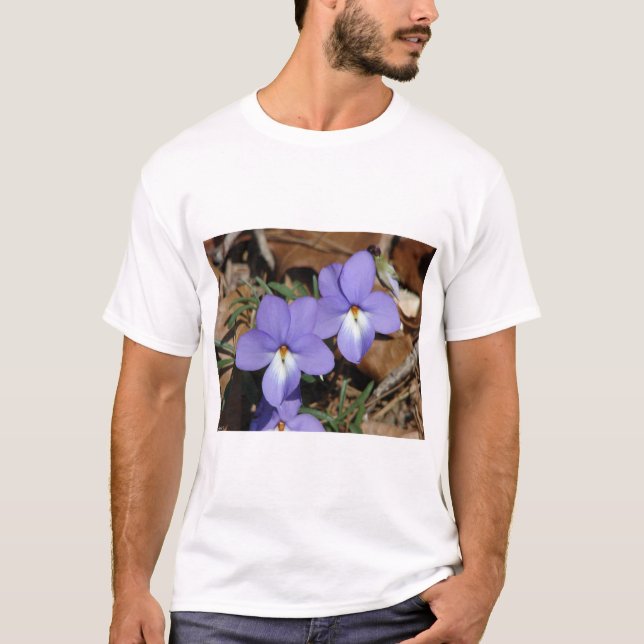 WildFlowers Birds-Foot Violet III Gifts & Apparel T-Shirt (Front)