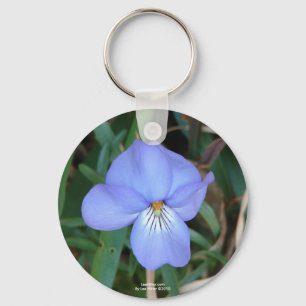 WildFlowers Birds-Foot Violet IV Hot Springs Gifts Key Ring