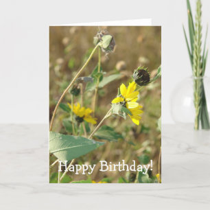 Wildflowers Birthday Card