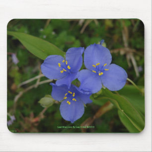 Wildflowers Blue Spiderwort Hot Springs AR Gifts Mouse Mat