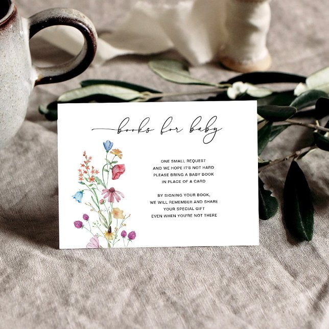 Wildflowers Books For Baby card (Creator Uploaded)