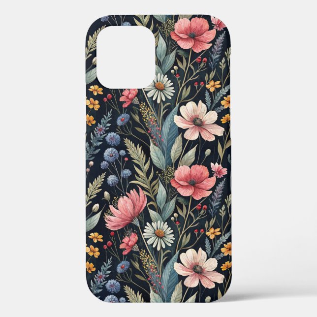 Wildflowers Botanical Inspiration  Case-Mate iPhone Case (Back)