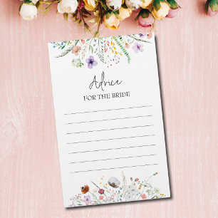 Wildflowers Bridal Shower Advice for the Bride