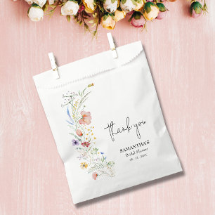 Wildflowers Bridal Shower Favour Bags