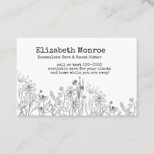 Wildflowers Business Card
