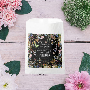 Wildflowers Butterflies Memorial Seed Packet  Favour Bags