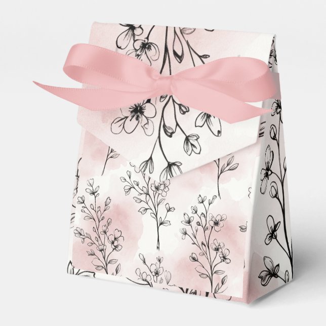 Wildflowers by Natasha Us   Favour Box (Front Side)