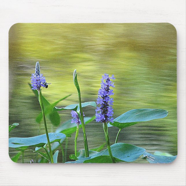 Wildflowers by Pond Mousepad (Front)