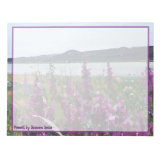 Wildflowers by the River – Custom Stationery Notepad