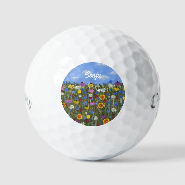 Wildflowers Callaway Supersoft Golf Balls (Front)
