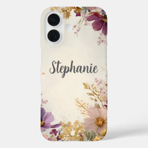 Wildflowers iPhone 16 case