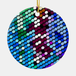 WILDFLOWERS CERAMIC TREE DECORATION