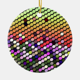 WILDFLOWERS CERAMIC TREE DECORATION