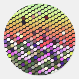 WILDFLOWERS CLASSIC ROUND STICKER