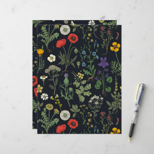 Wildflowers collage