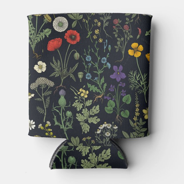 Wildflowers collage can cooler (Front)