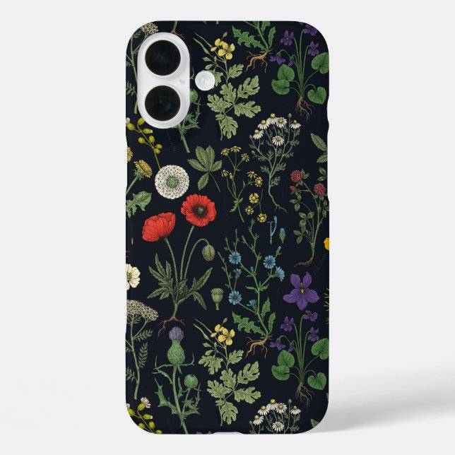 Wildflowers collage Case-Mate iPhone case (Back)