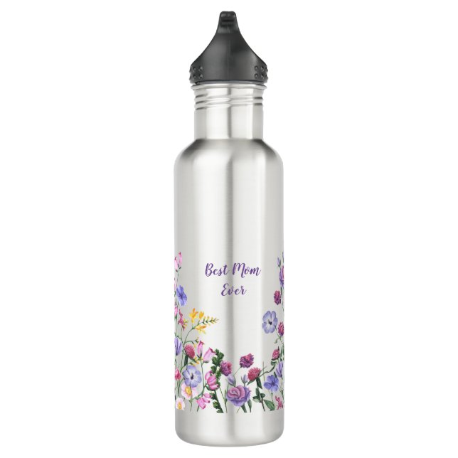 Wildflowers Colourful Cheerful Garden Flowers 710 Ml Water Bottle (Right)