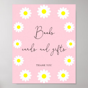 Wildflowers Daisies - books cards and gifts Poster