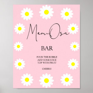 Wildflowers Daisies - Mum-osa bar Poster