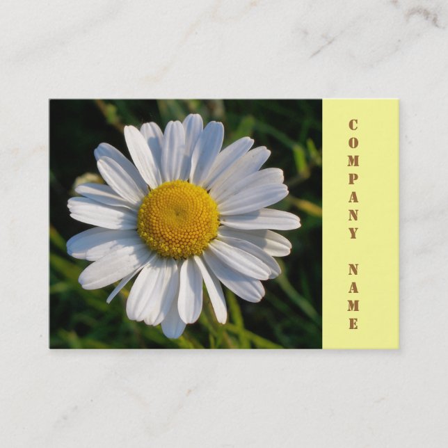 WILDFLOWERS DAISY BUSINESS CARD (Front)