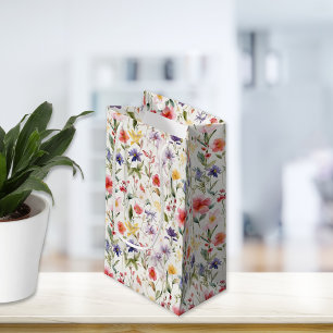 Wildflowers Delight Colourful Small Gift Bag