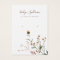 Wildflowers earring display card
