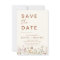 Wildflowers Elegant Boho Save the Date Minimalist 