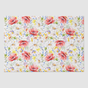 Wildflowers Elegant Botanical Tissue Paper