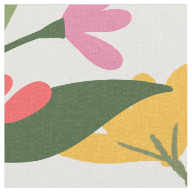 Wildflowers Fabric  (Close Up)