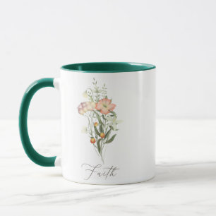 Wildflowers faith   mug