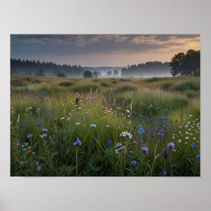 Wildflowers Field Poster
