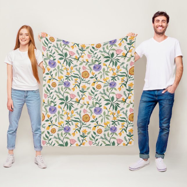 Wildflowers Fleece Blanket (In Situ)