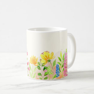 Wildflowers Floral, Botanical Garden, Colorful gif Coffee Mug