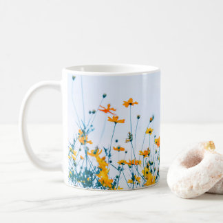 Wildflowers Floral, Botanical Garden, Colorful gif Coffee Mug