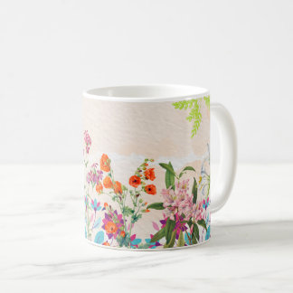 Wildflowers Floral, Botanical Garden, Colorful gif Coffee Mug
