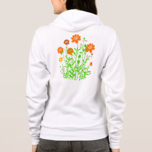 Wildflowers Floral Design Hoodie