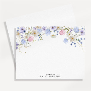 Wildflowers Floral Note Card