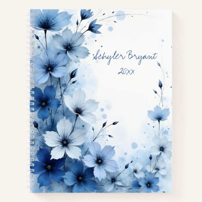 Wildflowers Floral Spiral-bound Journal Botanical  (Front)