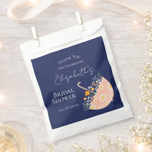 Wildflowers Floral Umbrella Garden Bridal Shower Favour Bags