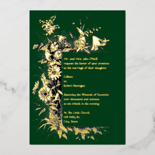 Wildflowers Frame Border Wedding